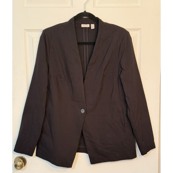 Lori Goldstein Jackets & Blazers - Logo Lori Goldstein Blazer Jacket Women’s Anywear Stretch One Button Medium